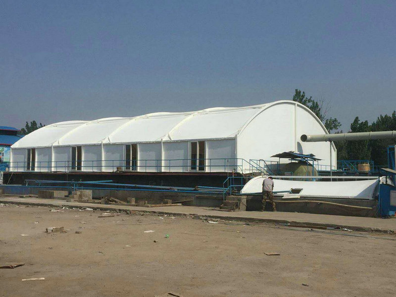 膜結構污水池加蓋